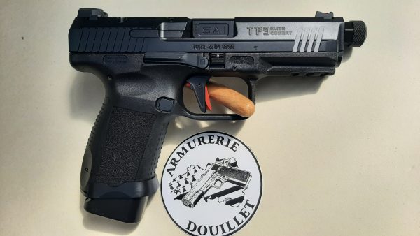 PISTOLET Canik TP-9 ELITE COMBAT NOIR Fileté 9X19 – Image 7