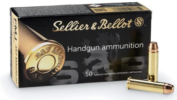 Munitions Sellier Bellot cal 357 mag FMJ 158 grs par 1000