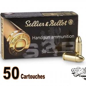 Sellier Bellot 9 X 19 FMJ 124 grs par 50