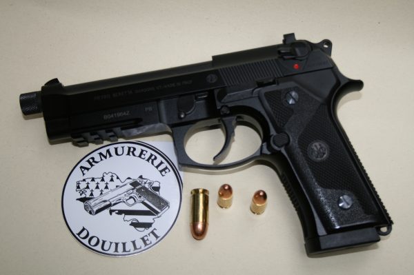 Beretta M9A3 BLACK AQUA TEK Cerakote canon fileté 1/2x28