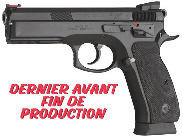 Pistolet CZ 75 SP-01 SHADOW 9mm "DESTOCKAGE"