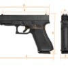 Pistolet Glock 45 FS - Crossover compact en noir Cal 9mm – Image 2