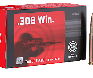 Munitions GECO .308 winch TARGET FMJ 147 grs