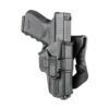 Holster FAB-DEFENSE pour Glock 17 PADDLE Rétention Niv 2 - NOIR