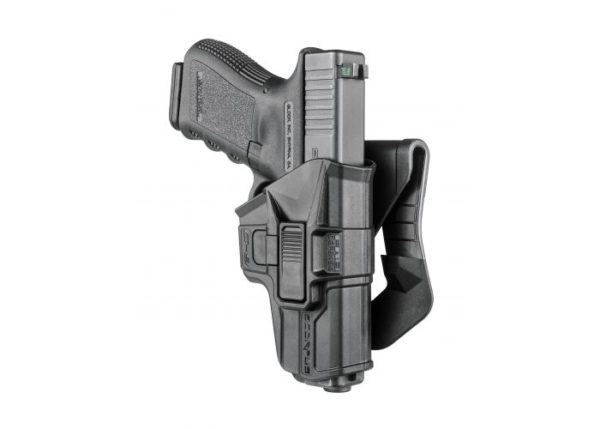 Holster FAB-DEFENSE pour Glock 17 PADDLE Rétention Niv 2 - NOIR