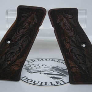 Plaquettes bois florales classic pour pistolet CZ 75/85