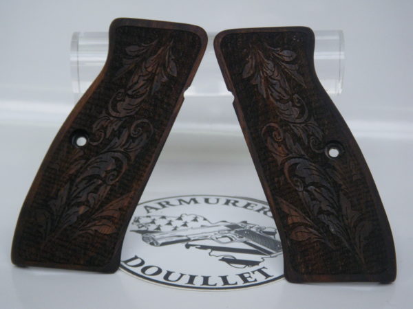 Plaquettes bois florales classic pour pistolet CZ 75/85