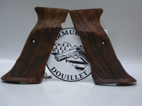 Plaquettes bois anatomique texturées pour pistolet CZ 75/85
