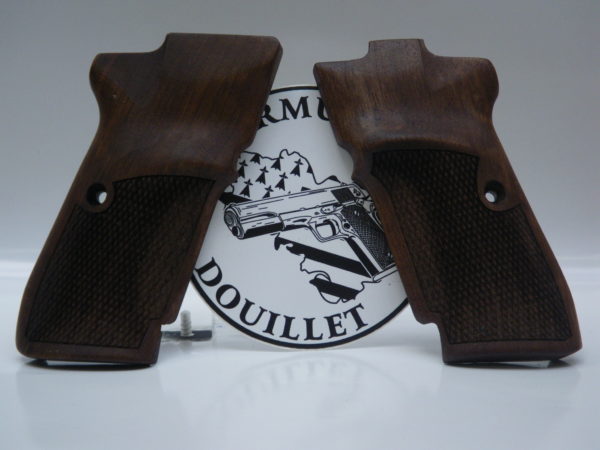 Plaquettes bois quadrillées pour pistolet CZ 82/83