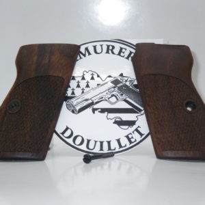 Plaquettes bois quadrillées pour pistolet Walther PP/PPKs