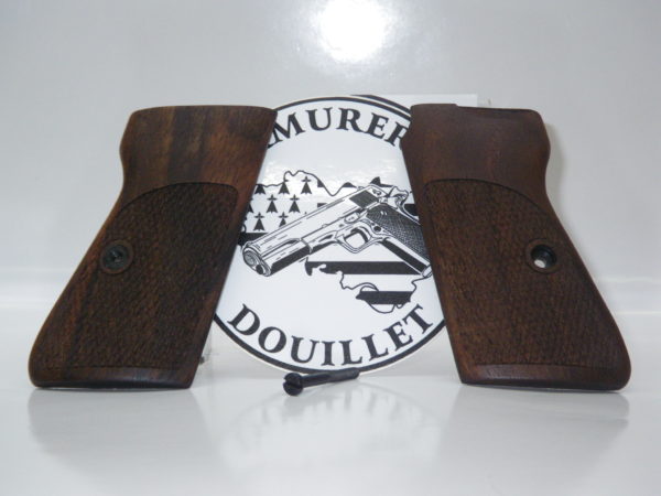 Plaquettes bois quadrillées pour pistolet Walther PP/PPKs