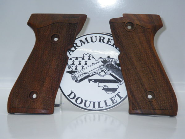 Plaquettes bois quadrillées pour pistolet Beretta 92