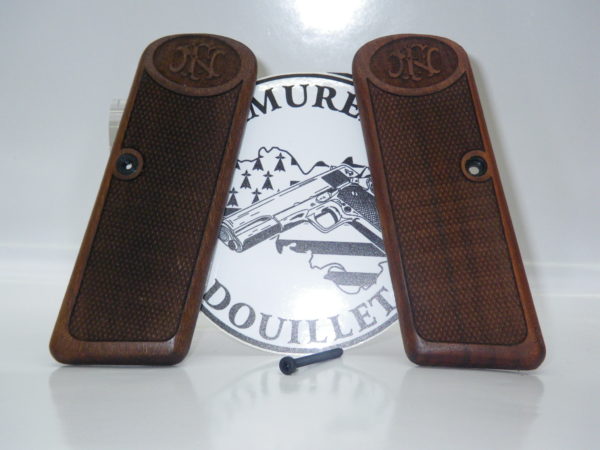 Plaquettes bois quadrillées pour pistolet Browning 1910/22