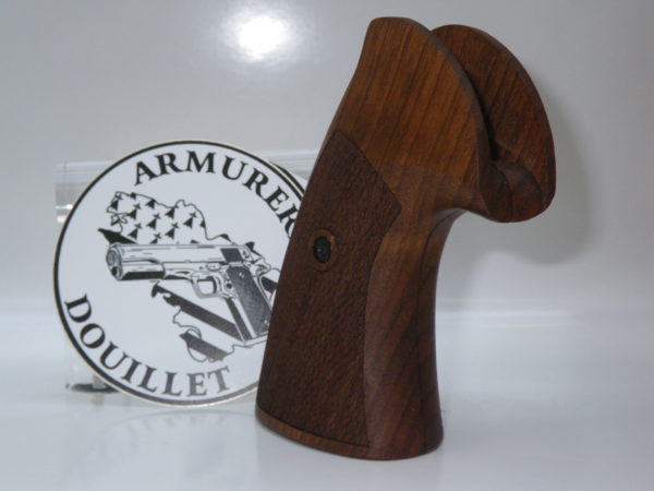 Plaquettes bois quadrillées pour revolver Colt Python – Image 2