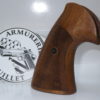 Plaquettes bois quadrillées avec logo pour revolver Colt Python