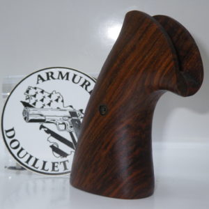 Plaquettes bois lisse luxe pour revolver Colt Python
