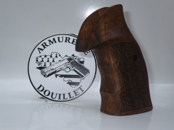 Plaquettes bois texturées pour revolver Manurhin MR73