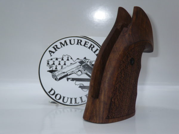 Plaquettes bois texturées pour revolver Manurhin MR73 – Image 2