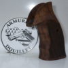 Plaquettes bois quadrillées pour revolver Manurhin MR73