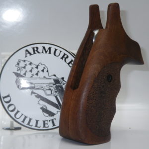 Plaquettes bois texturées pour revolver S&W carcasse N Round Butt