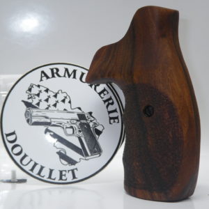 Plaquettes bois texturées pour revolver S&W carcasse K/L Round Butt