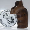 Plaquettes bois Target Luxe lisse pour revolver S&W carcasse K/L Round Butt