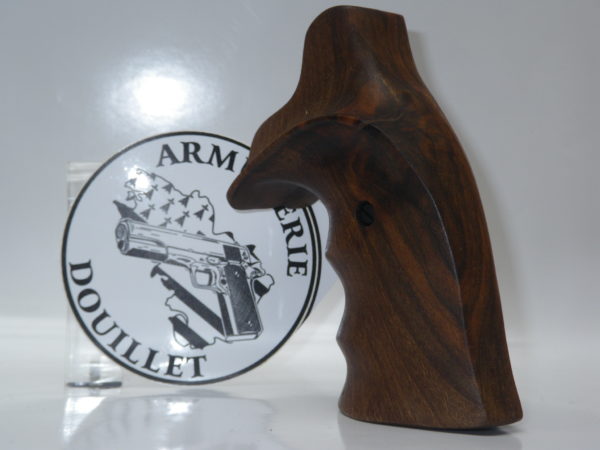 Plaquettes bois Target Luxe lisse pour revolver S&W carcasse K/L Round Butt – Image 2