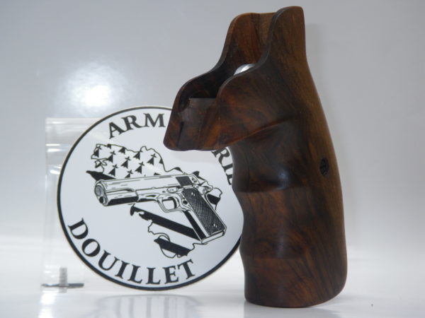 Plaquettes bois Luxe lisses Smith & Wesson carcasse K/L Round Butt