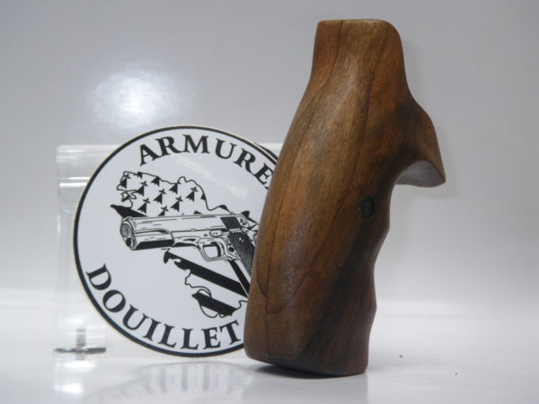 Plaquettes bois Luxe lisses Smith & Wesson carcasse K/L Round Butt – Image 2