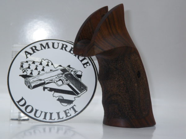 Plaquettes bois texturées pour revolver S&W carcasse K/L Square Butt – Image 2