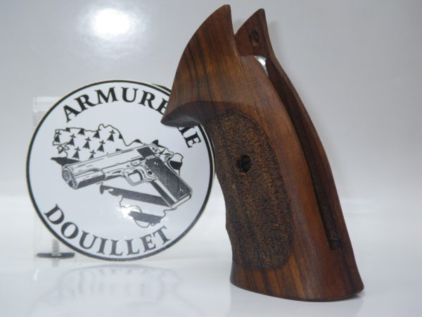 Plaquettes bois texturées pour revolver S&W carcasse K/L Square Butt