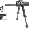 Bipied UTG RECON FLEX M-LOK® , Matte Black, 14 à 20cm – Image 3