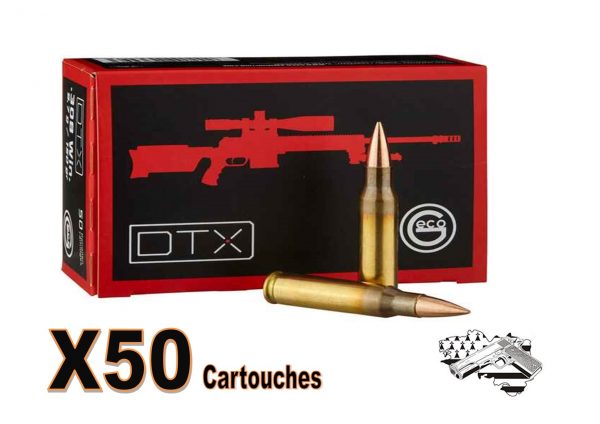Munitions GECO .308 winch DTX  150 grs par 50
