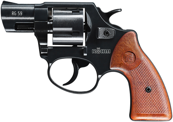 Revolver alarme RÖHM RG 59 CAL. 9 MM R BRONZÉ SA/DA 5CPS