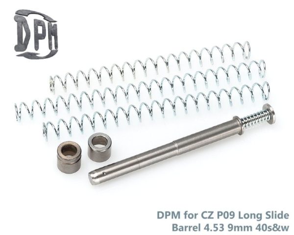 Tige guide DPM pour pistolet CZ P09 Long Slide canon de 4,53"