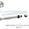 Tige guide DPM pour pistolet Glock 17, 22, 31, 37, 34, 35 de génération 4