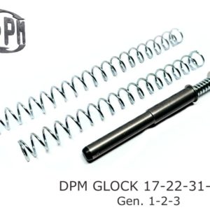Tige guide DPM pour pistolet Glock 17, 22, 31, 37 de génération 1, 2, 3