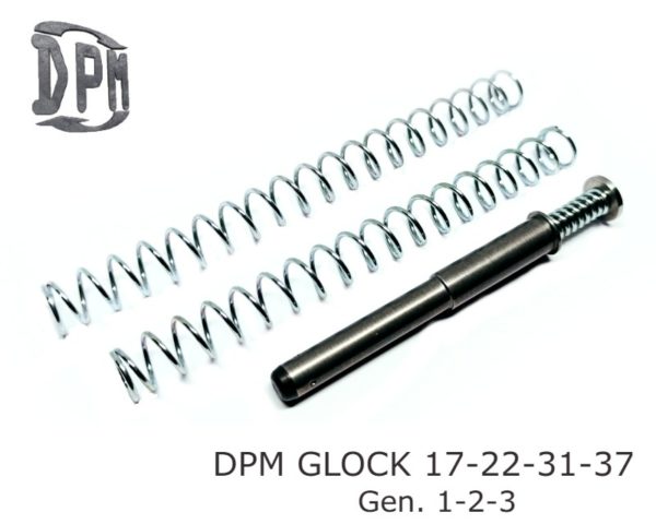Tige guide DPM pour pistolet Glock 17, 22, 31, 37 de génération 1, 2, 3