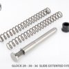 Tige guide DPM pour pistolet Glock 29, 30, 36 de génération 1 à 4