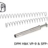 Tige guide DPM pour pistolet H&K SFP-9 et VP-9 canon de 4"