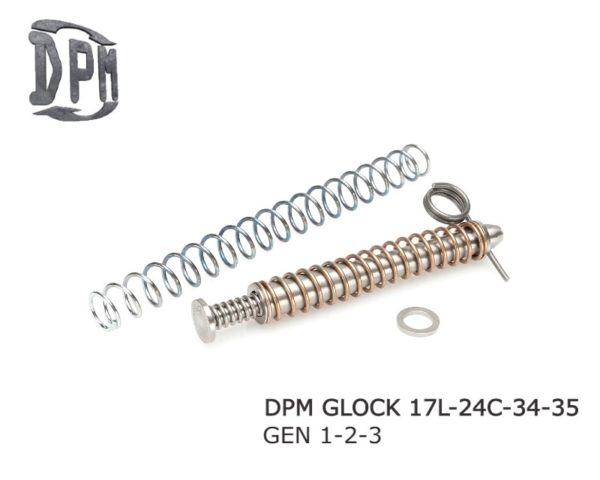 Tige guide DPM pour pistolet Glock 17L, 24C, 34, 35 de génération 1, 2, 3