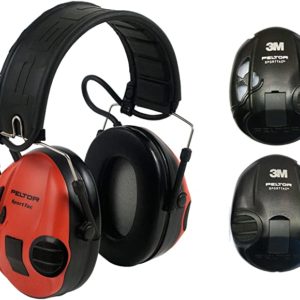 Casque électronique PELTOR SPORT TAC NOIR/ROUGE