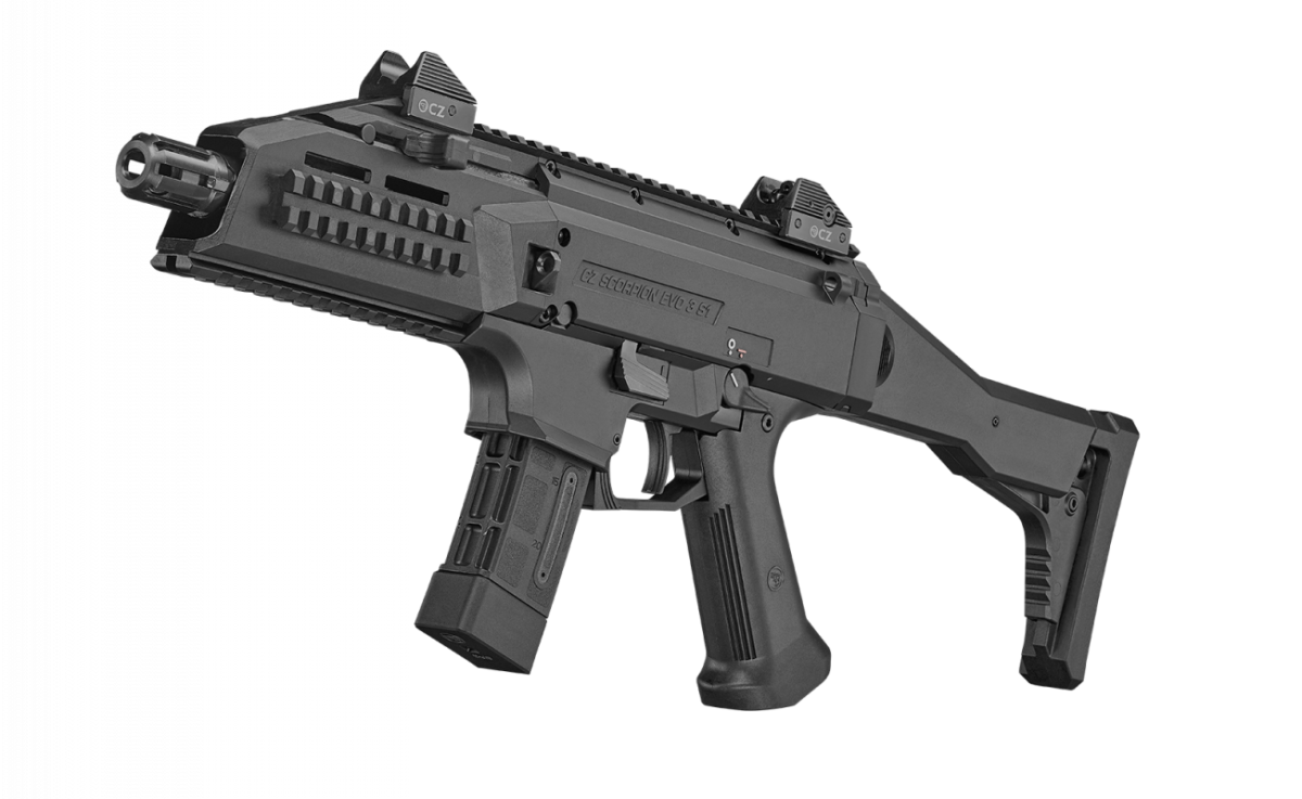 Réplique Airsoft Scorpion CZ EVO 3 A1 - Carabine électrique, Marque ASG, Occasion