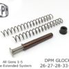 Tige guide DPM pour pistolet Glock 26, 27, 28, 33, 39 toutes générations
