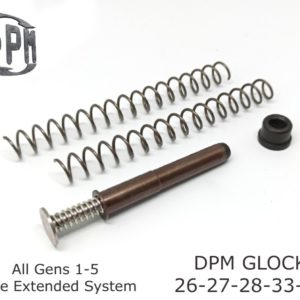 Tige guide DPM pour pistolet Glock 26, 27, 28, 33, 39 toutes générations
