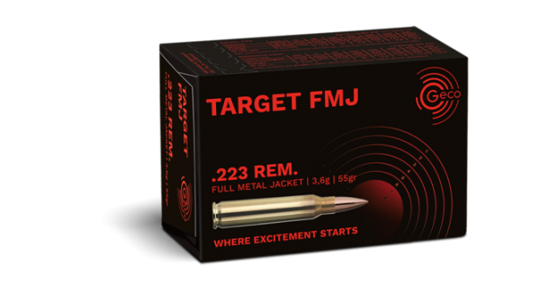 GECO .223 rem TARGET FMJ 63 grs par 1000 – Image 2