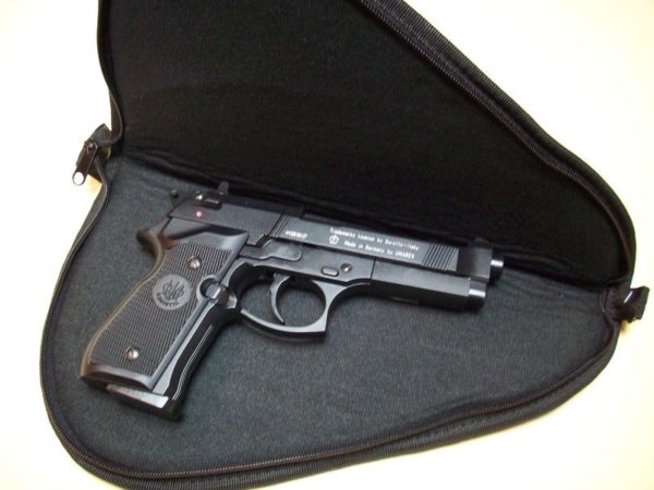 Housse Etuis arme de poing PT12 noir
