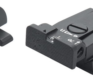 Hausse et guidon réglable Noire LPA pour HK USP 40SW et USP 45  (SPR49HK07)