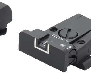 Hausse et guidon réglable  White Outline LPA pour Glock  (SPR36GL18)