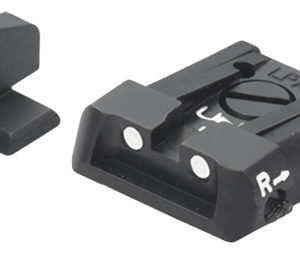 Hausse réglable et guidon Bas Point Blanc LPA pour H&K P30 P45 (SPS01HK30)